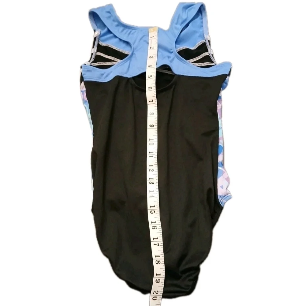 Freestyle Girls Dance Costume Gymnastics Leotard Size: 10/12 Rhinestone Purple